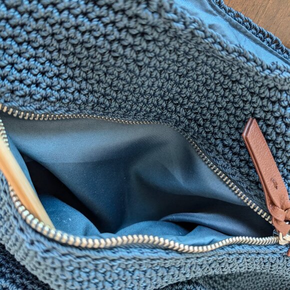 The Sak Blue and Brown Shoulder Bag - Picture 10 of 16